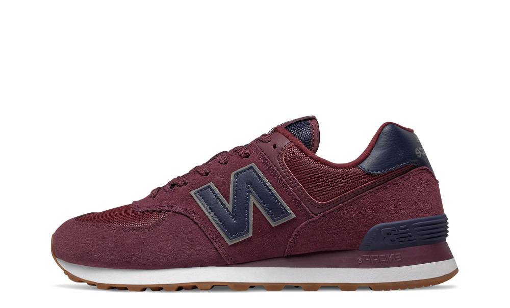 New Balance 574 Super Core Burgundy Navy