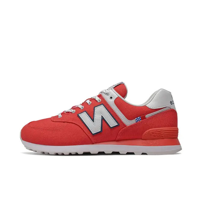 New Balance 574 Toro Red White | Where To Buy | ML574SOL | The Sole ...