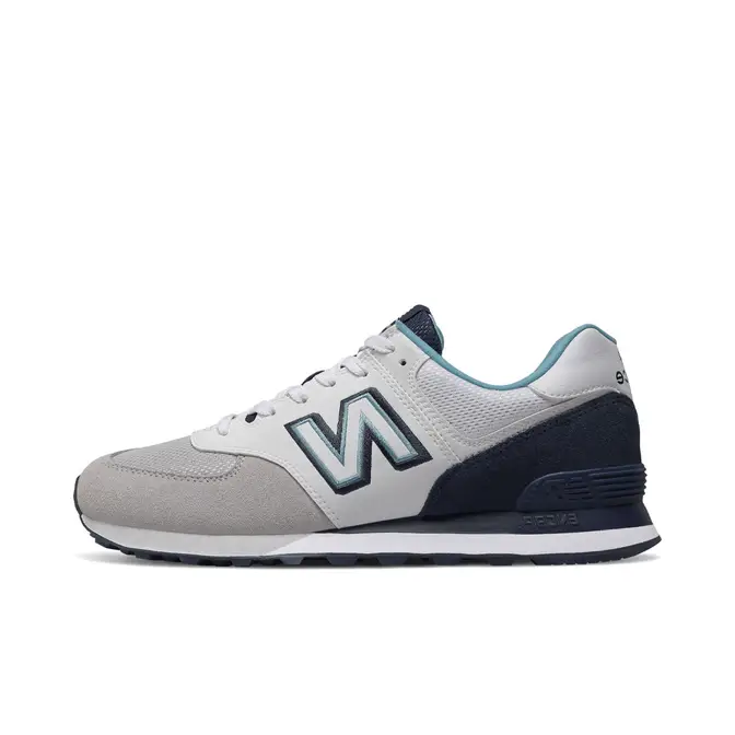 New Balance 574 White Navy | Where To Buy | ML574UPN | The Sole Supplier