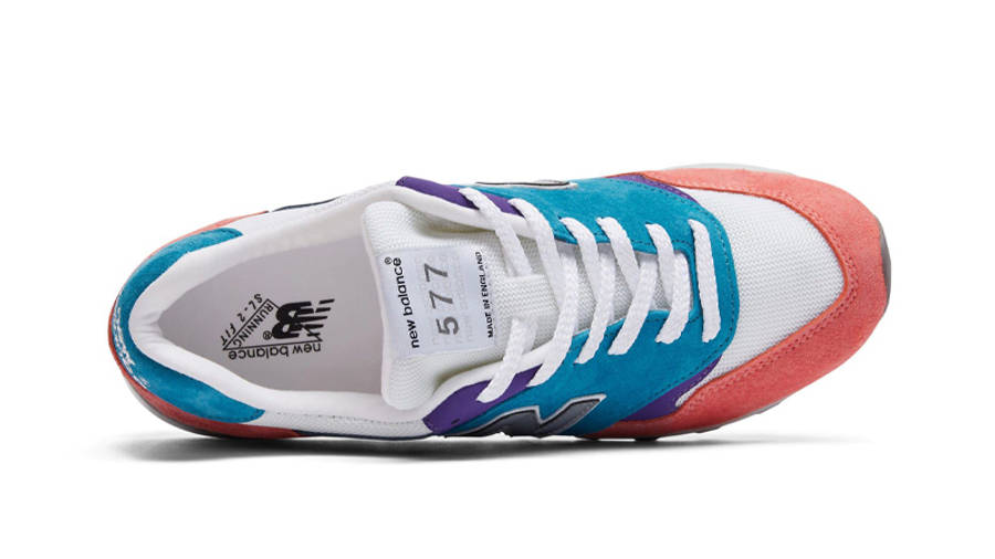 New Balance 577 Made in UK City Sunrise Blue Pink Middle