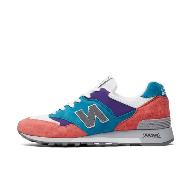 New Balance 577 Made in UK City Sunrise Blue Pink