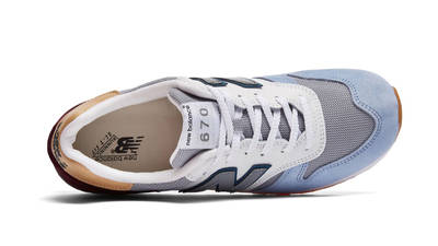 New Balance 670 Supply Pack White Blue Middle
