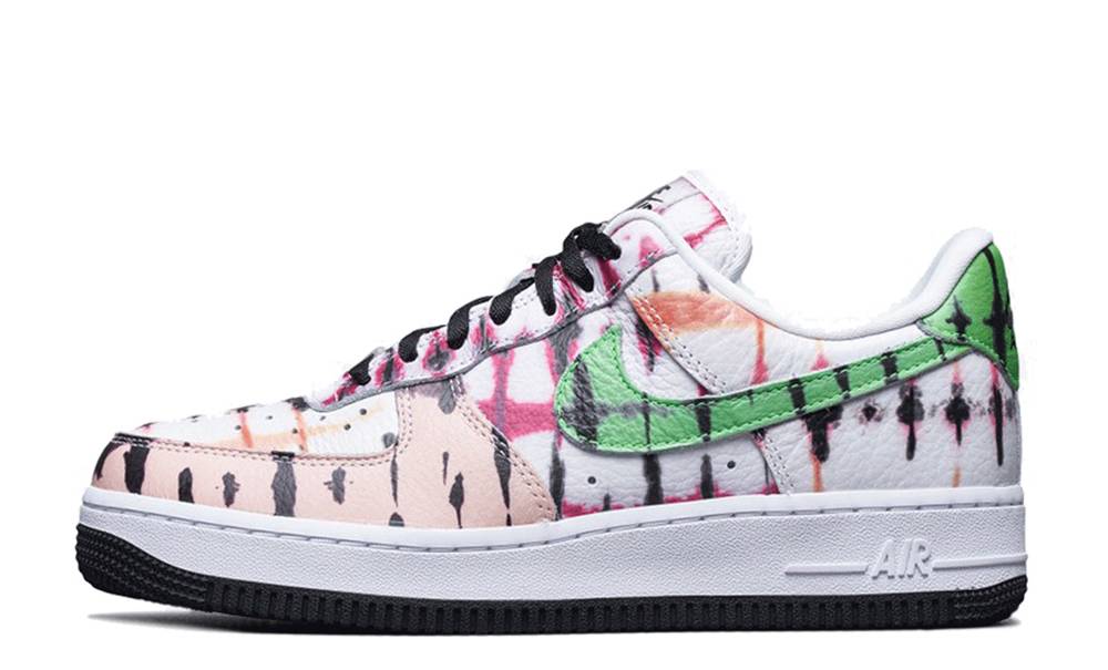 Nike Air Force 1 07 Black Tie Dye