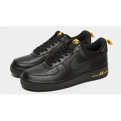 Nike Air Force 1 07 LV8 Black Yellow JD Exclusive | Where To Buy