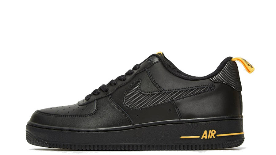 black and yellow air force 1