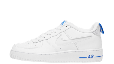 Nike Air Force 1 07 LV8 GS White Blue JD Exclusive