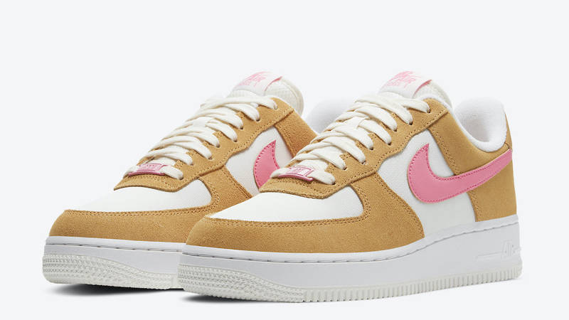 Nike Air Force 1 Flax Orange Pink