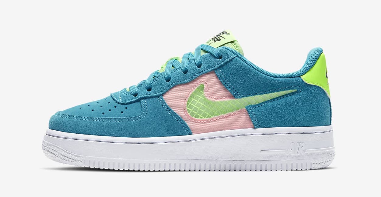 Nike Air Force 1 LV8 Pink Orace Aqua