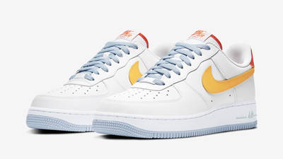 nike air force 1 oranje wit
