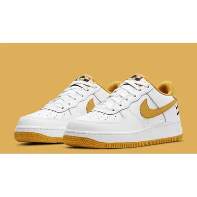 Size 11 - Nike Air Force 1 Double Swoosh - White Light Ginger 2020