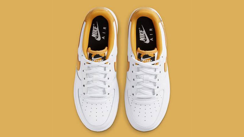 Nike Air Force 1 Low Dual Swoosh White Wheat Middle