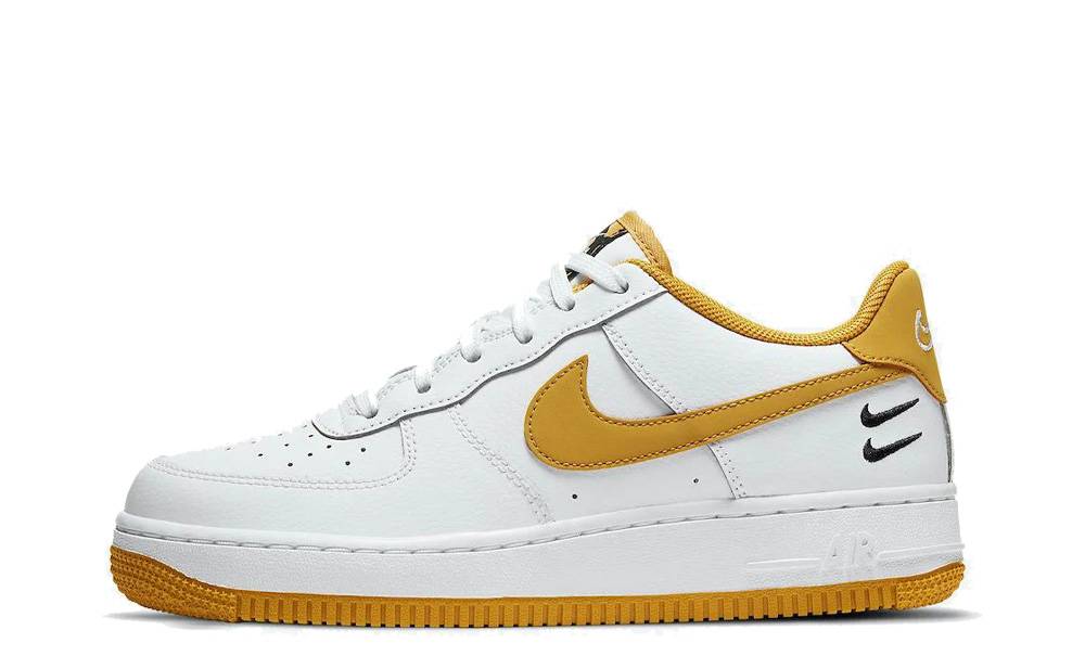 Nike Air Force 1 Low Dual Swoosh White Wheat