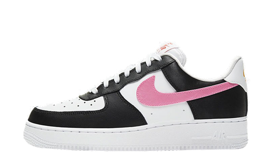 black air force 1 with pink swoosh