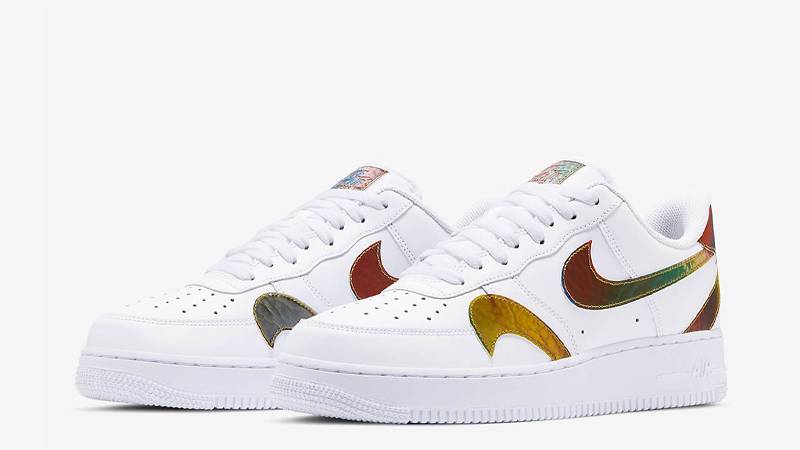 Nike Air Force 1 Misplaced Swoosh Multi Front