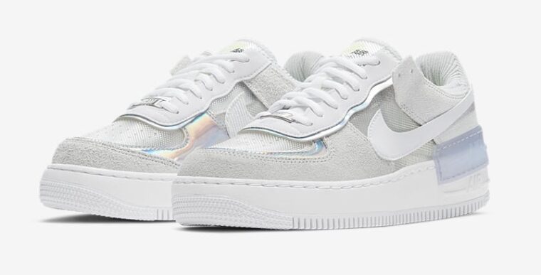 Nike Air Force 1 Shadow Pure Platinum White