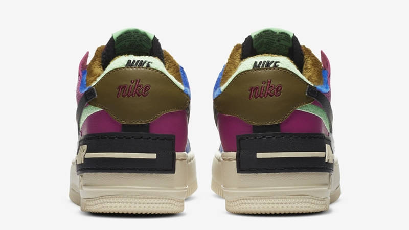 Nike Air Force 1 Shadow SE Khaki Purple Blue