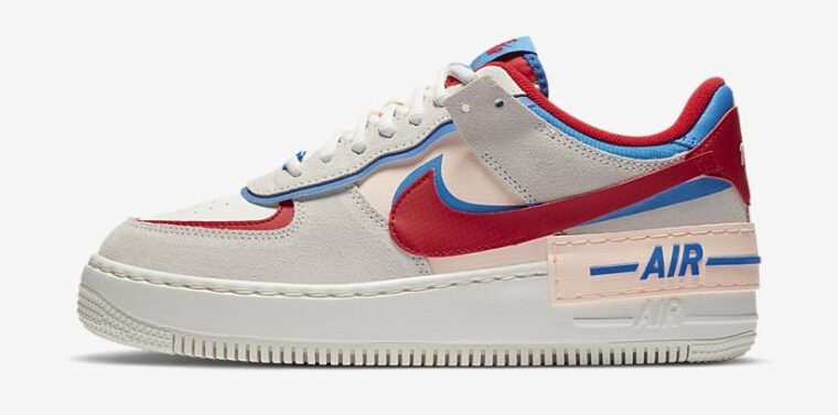 Nike Air Force 1 Shadow Sail University Red