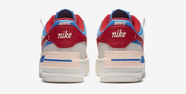 Nike Air Force 1 Shadow Sail University Red Photo Blue