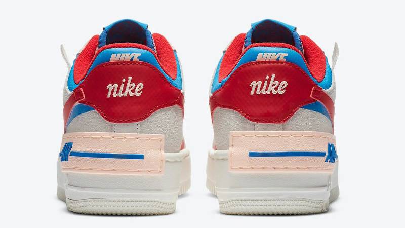 red and blue air force 1 shadow