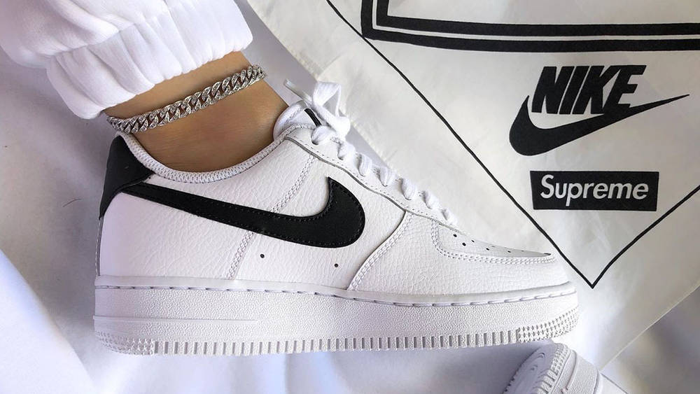 Nike Air Force 1 White Black Nike Air Force 1 White Black