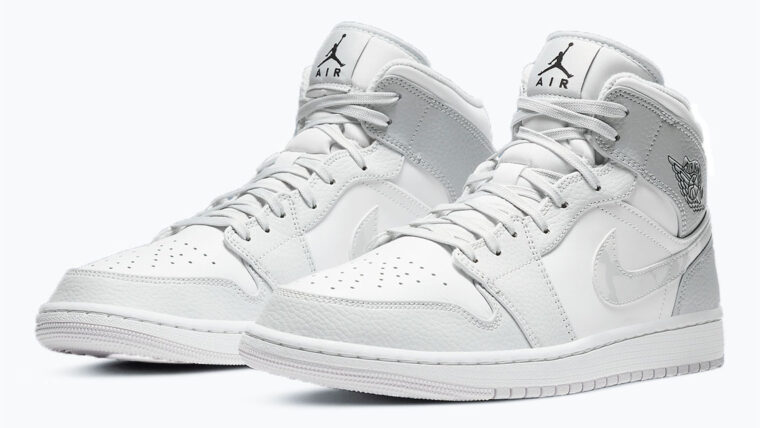 Nike Air Jordan 1 Mid White Camo