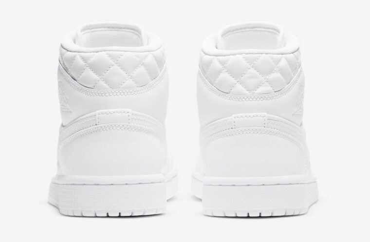 Nike Air Jordan 1 Mid White Quilted