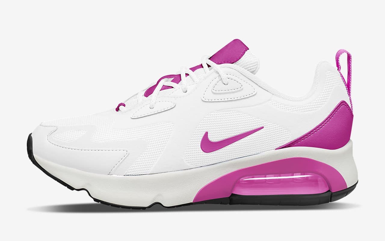 Nike Air Max 200 White Fire Pink