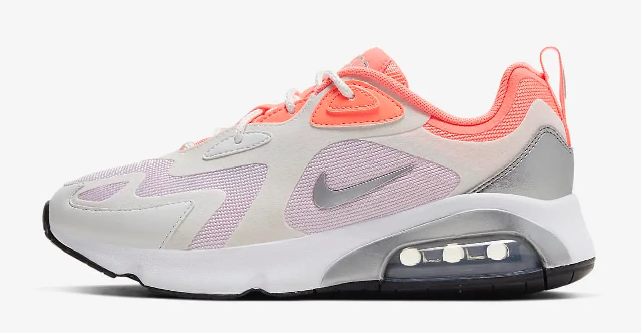 air max 200 white pink