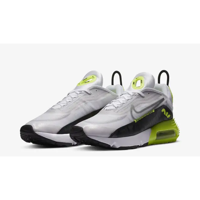 Nike Air Max 2090 White/Cool Grey/Volt Black CZ7555-100 Men's Size 8.5  Medium 