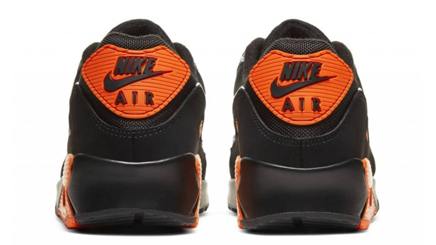 nike black orange air max