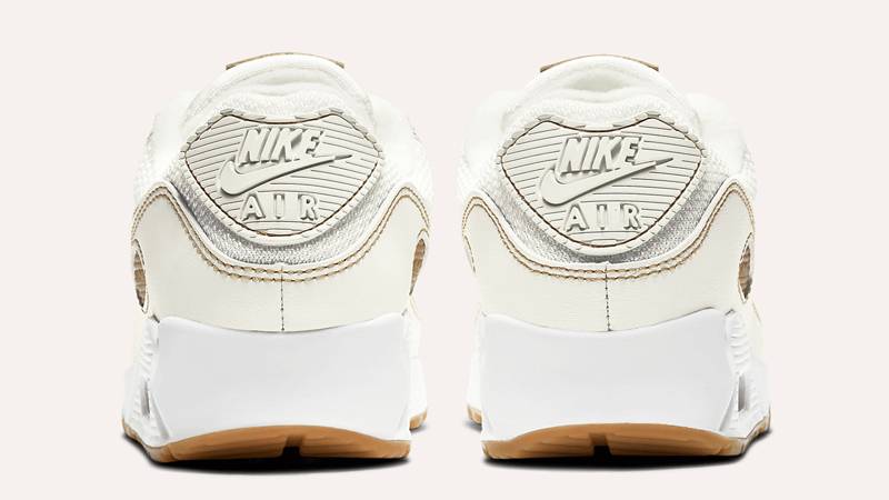 Nike Air Max 90 Sail Gum Brown Back