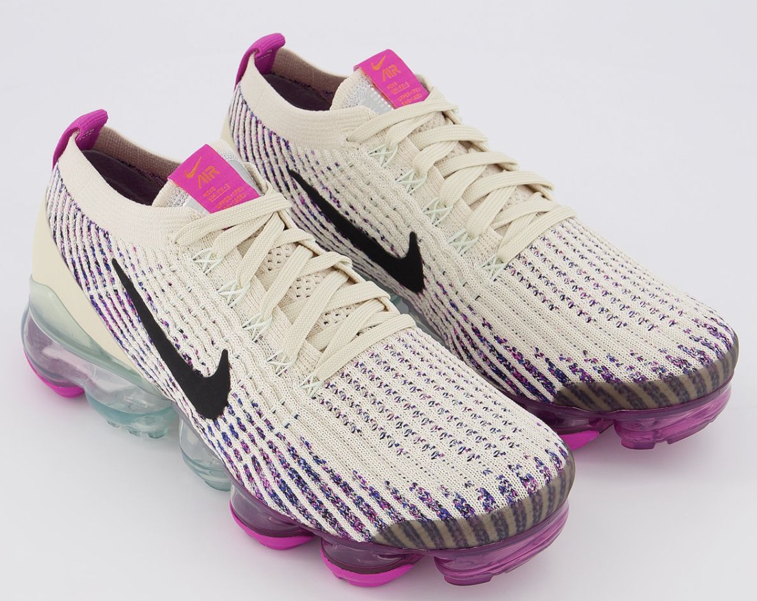 Nike Air VaporMax Flyknit 3 White Pink Crimson