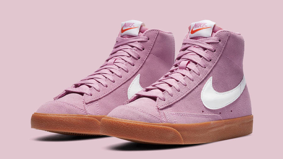 Nike Blazer Mid 77 Soft Pink Gum Brown