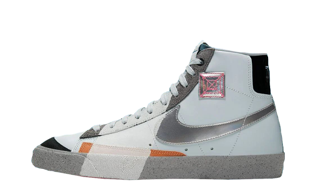 Nike Blazer Mid 77 White Metallic Silver