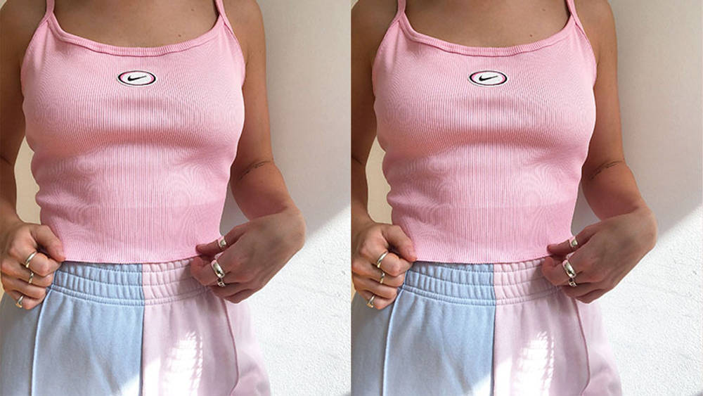 Nike Crop Top Pink Nike Crop Top Pink
