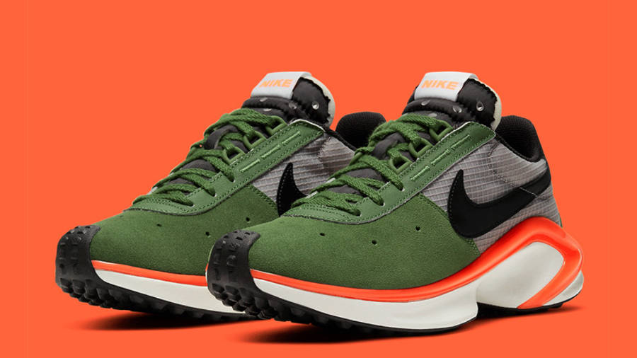 Nike D-MS-X Waffle Forest Green Front