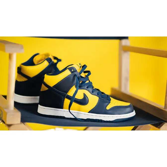 Nike Dunk High Michigan | Where To Buy | CZ8149-700 | The Sole