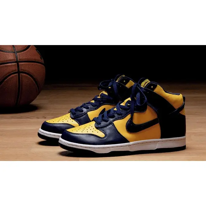 Nike Dunk High Michigan | Where To Buy | CZ8149-700 | The Sole 