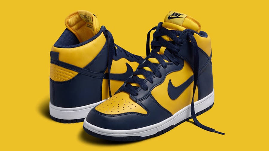 high top michigan dunks