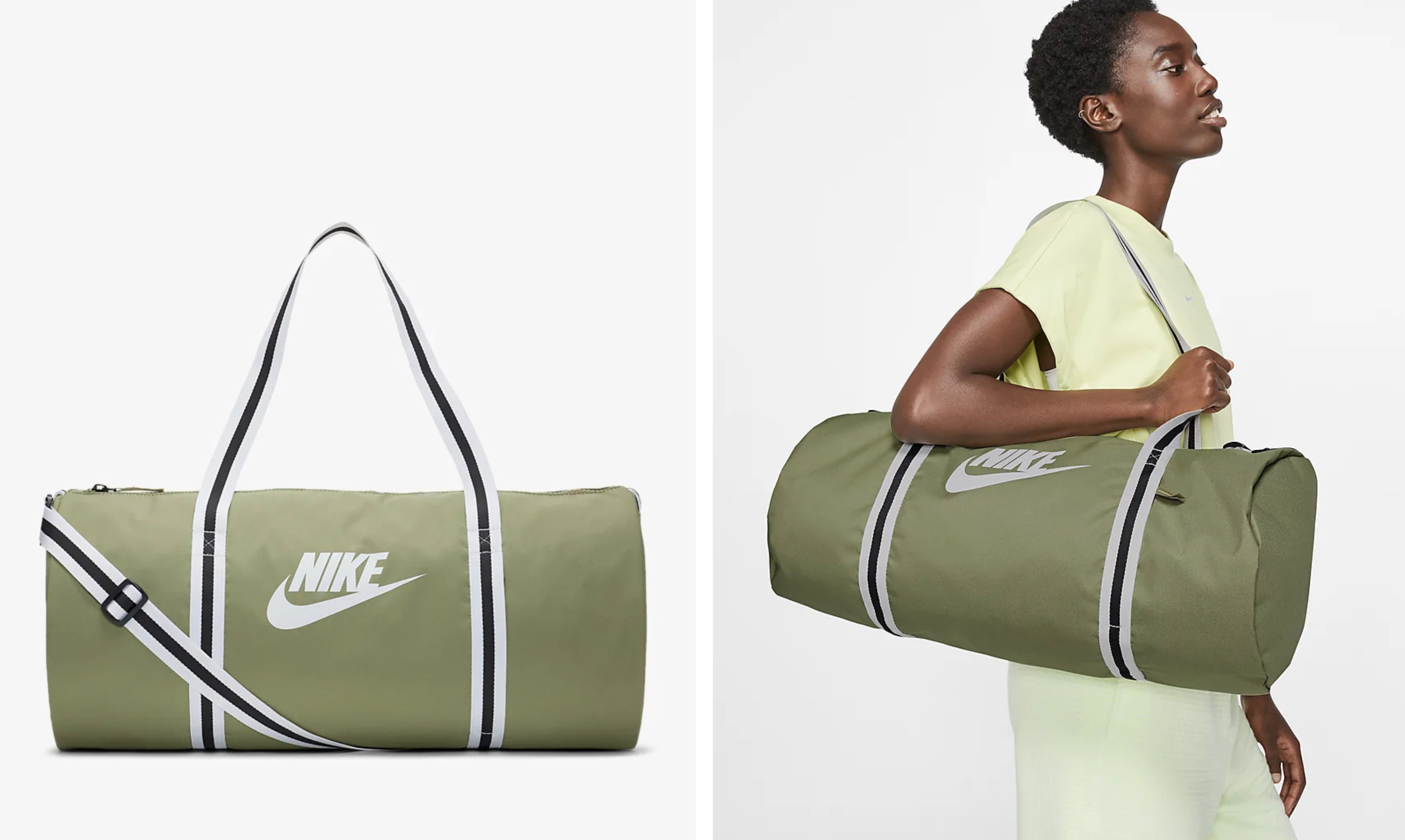 Nike Heritage Duffle Bag Dusty Olive