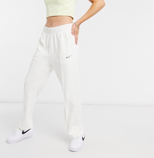 Nike Metallic Swoosh Joggers Cream