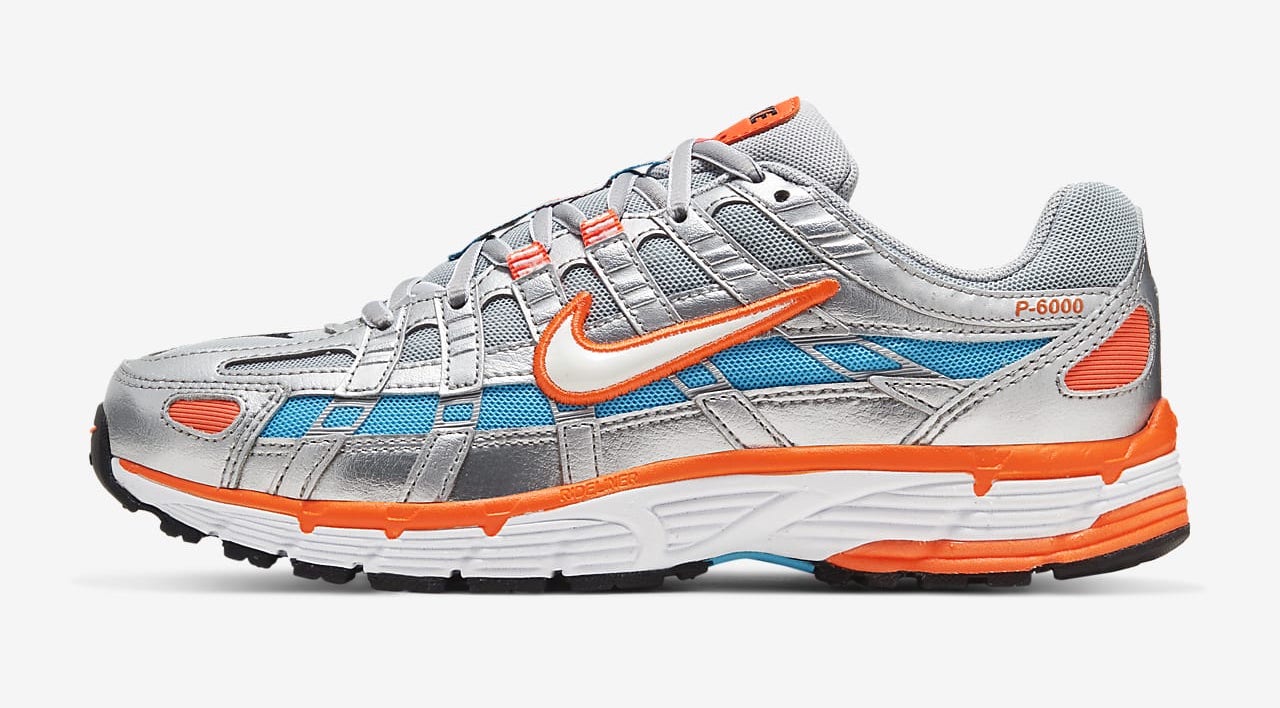 Nike P-6000 Grey Orange