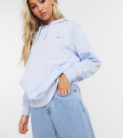 Nike Pastel Blue Hoodie
