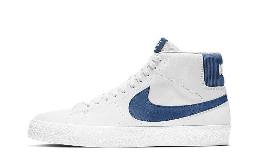 Nike SB Blazer Mid White Blue