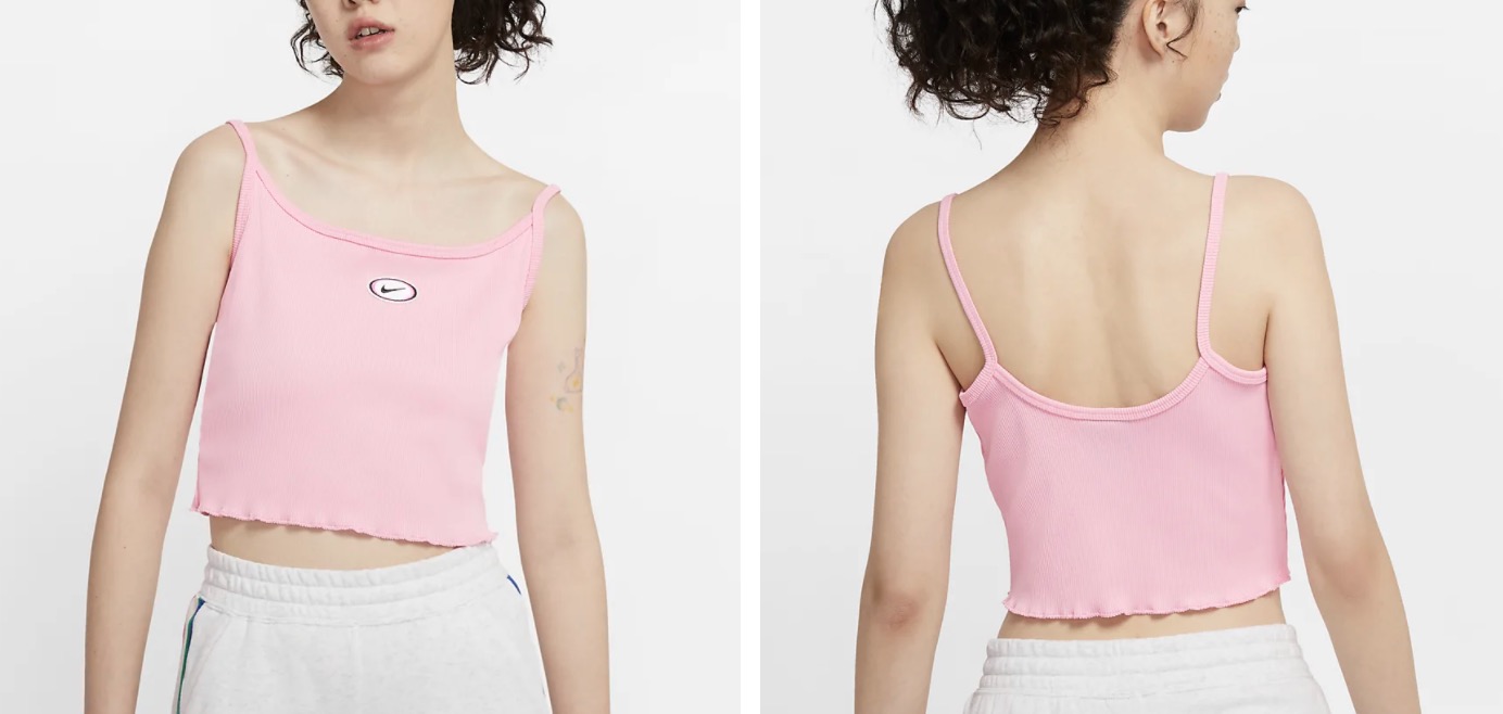 Nike Sportswear Cropped Tank Pink