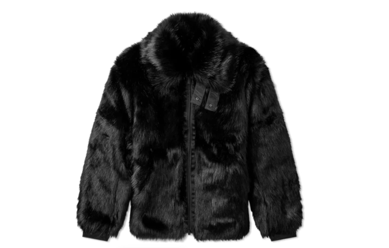 Nike x Ambush Faux Fur Coat Black