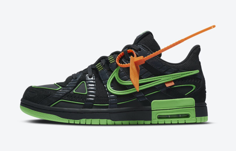 Off-White x Nike Air Rubber Dunk Green Strike