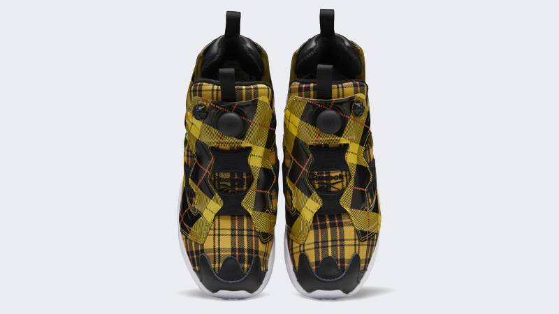 Opening Ceremony x Reebok Instapump Fury Plaid Yellow Middle