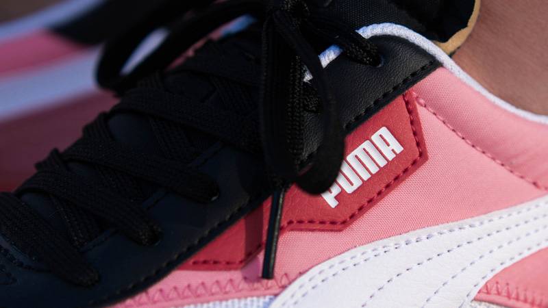 PUMA Future Rider New Tones White Red Closeup