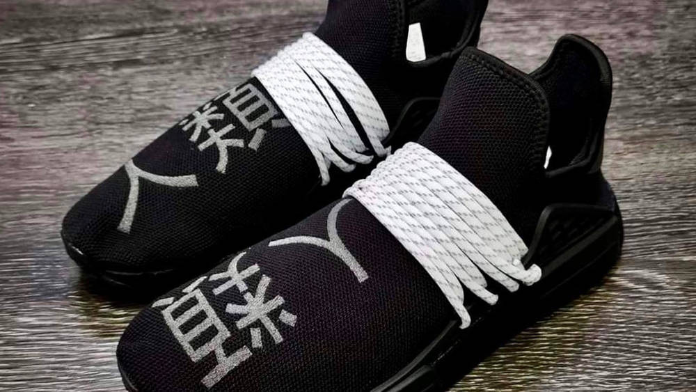 Image via shawnleekix Pharrell Williams x adidas NMD Hu